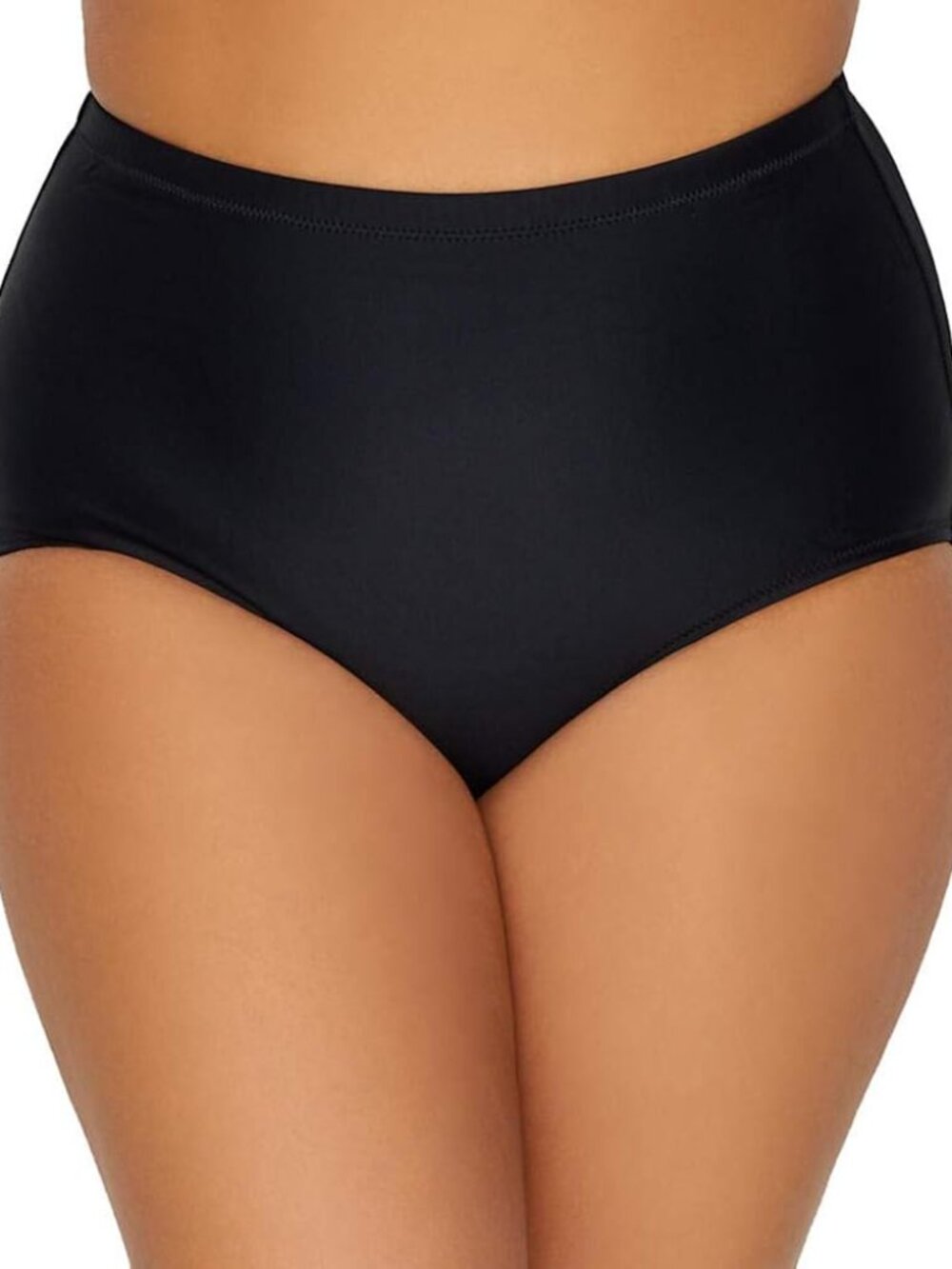 Raisins Curve Womens Trendy Plus Size Tummy Control Bikini Bottoms